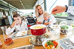 Hausgemachtes Schaukäserei Fondue